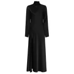 Lapointe Satin Bias Dress With Slit