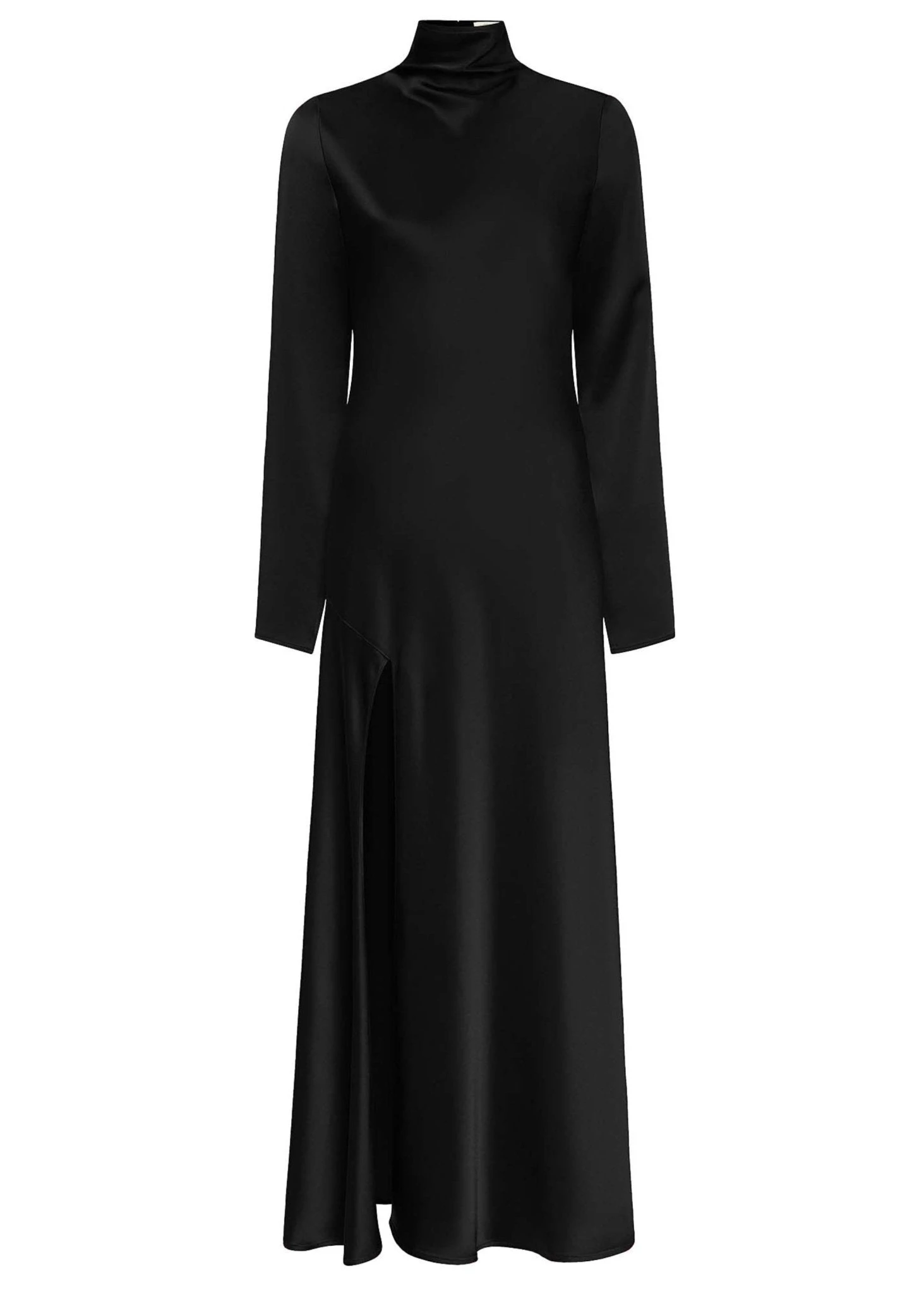 Lapointe-Satin-Bias-Dress-With-Slit Lapointe Satin Bias Dress With Slit