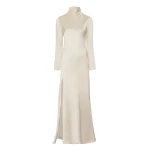 Lapointe-Satin-Bias-Dress-With-Slit Lapointe Satin Bias Dress With Slit