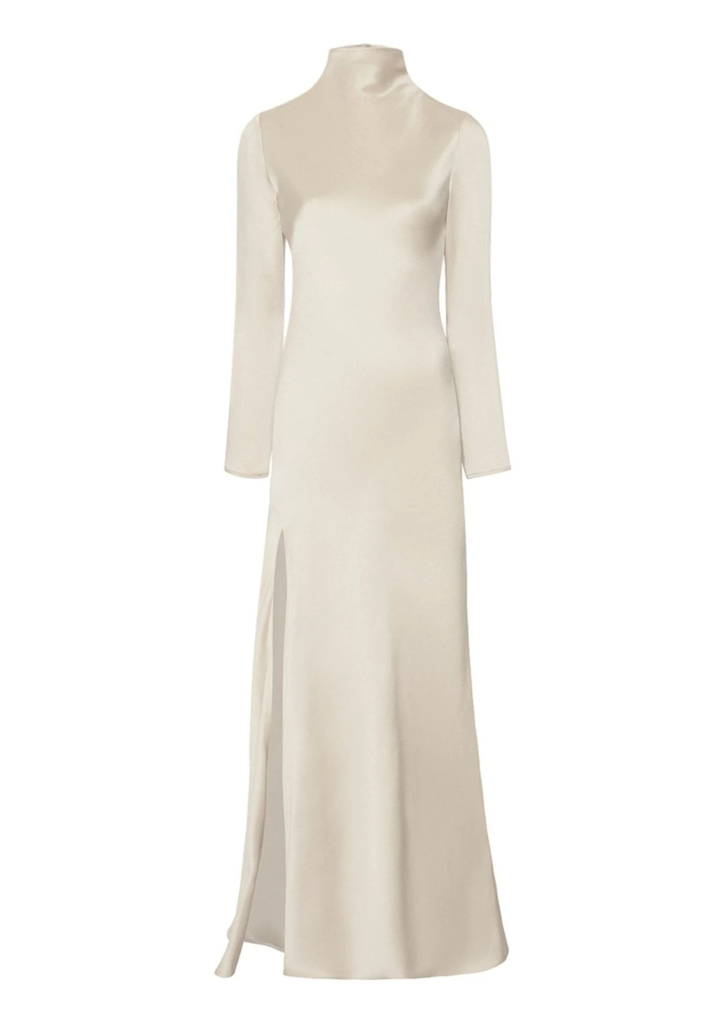 Lapointe-Satin-Bias-Dress-With-Slit Lapointe Satin Bias Dress With Slit
