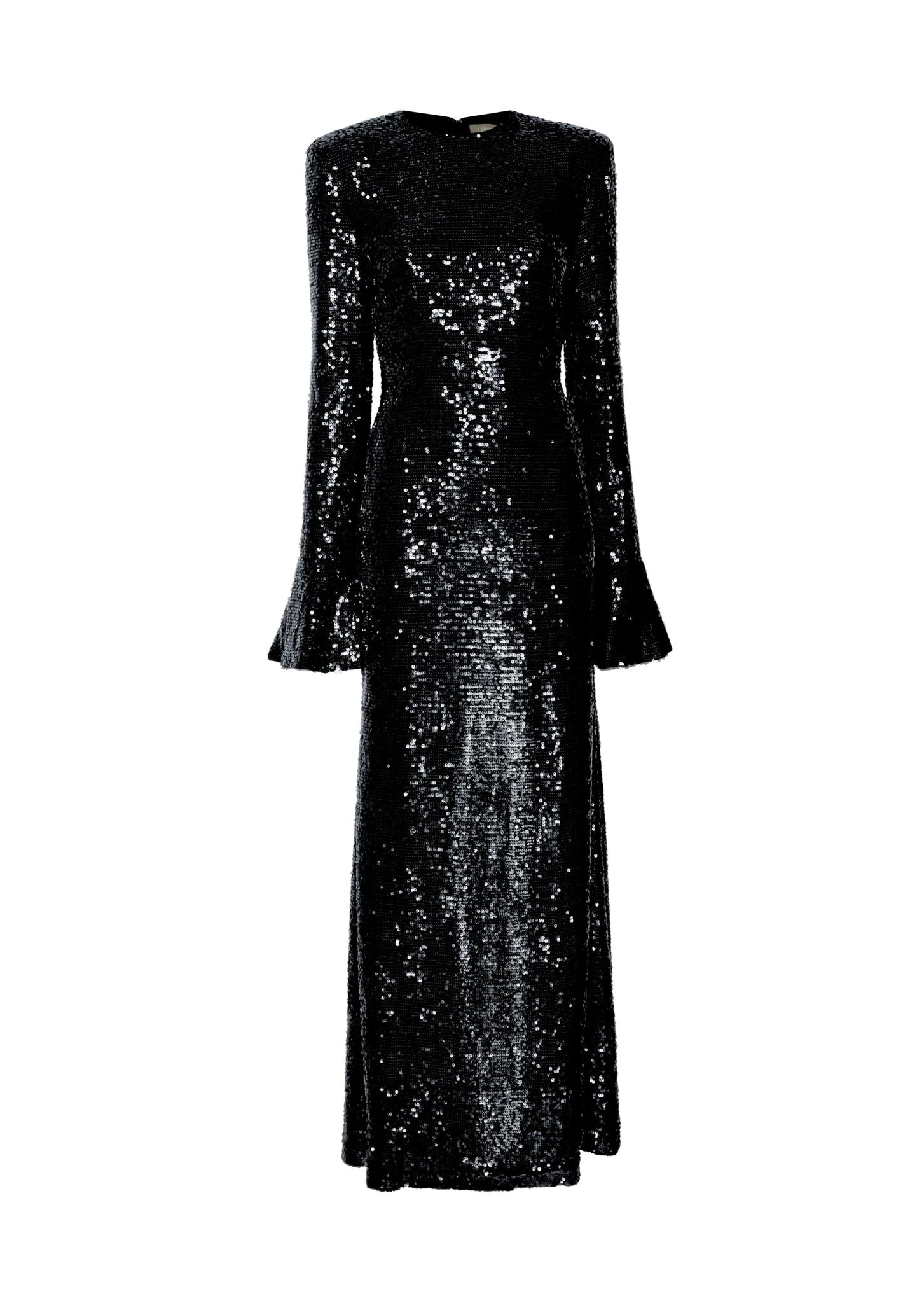 Lapointe Sequin Flare Sleeve Dress