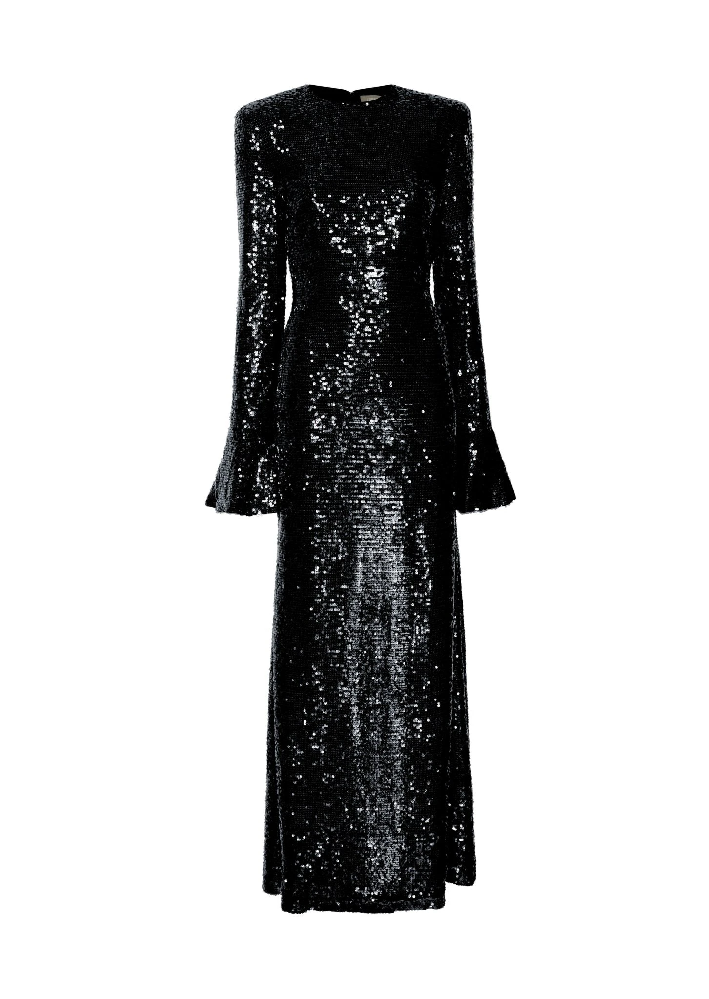 Lapointe-Sequin-Flare-Sleeve-Dress Lapointe Sequin Flare Sleeve Dress