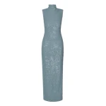 Lapointe Sequin High Neck Sleeveless Dress