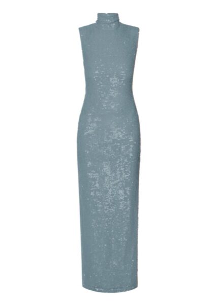 Lapointe Sequin High Neck Sleeveless Dress