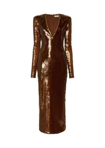 Lapointe Sequin Midi Dress