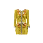 Loulou Brand yellow mini dress An Affair To Remember Tweed Dress Clothing clothing Luxury Shoes 