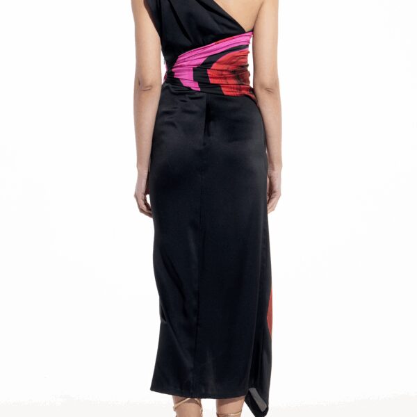 Maria Lucia Hohan Belen Draped Maxi Dress