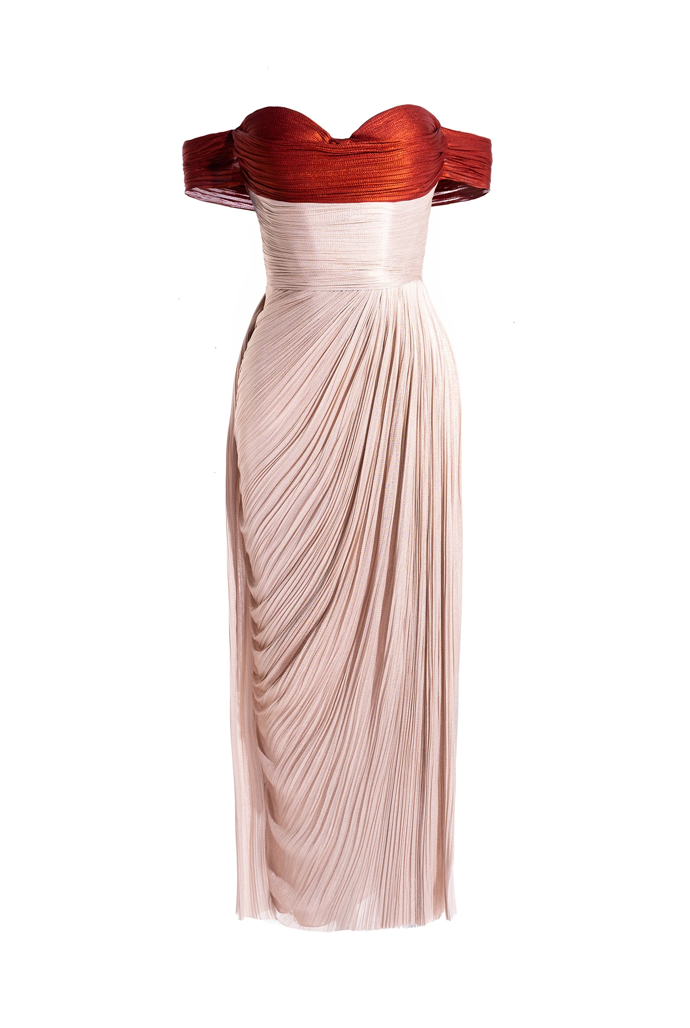 Maria-Lucia-Hohan-Izabella-Two-Tone-Midi-Dress Maria Lucia Hohan gown