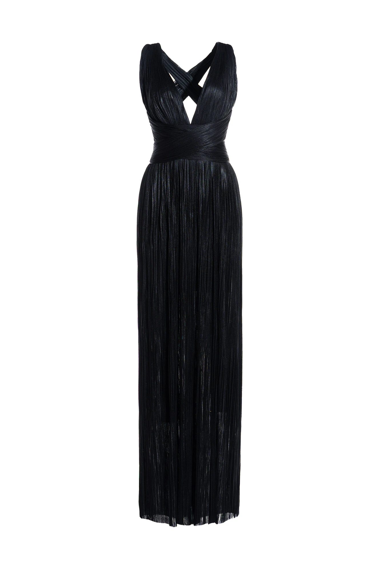 Maria-Lucia-Hohan-Kim-Silk-Tulle-Black-Maxi-Dress Maria Lucia Hohan gown