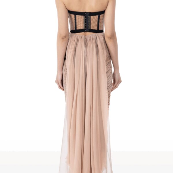 Maria Lucia Hohan Ramona Sheer Corset Maxi Dress