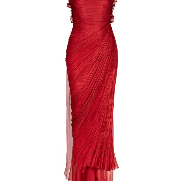 Maria Lucia Hohan Siona Asymmetricdraped Silk Dress