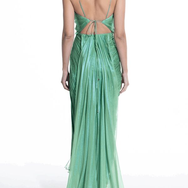 Maria Lucia Hohan Siona Draped Silk Dress