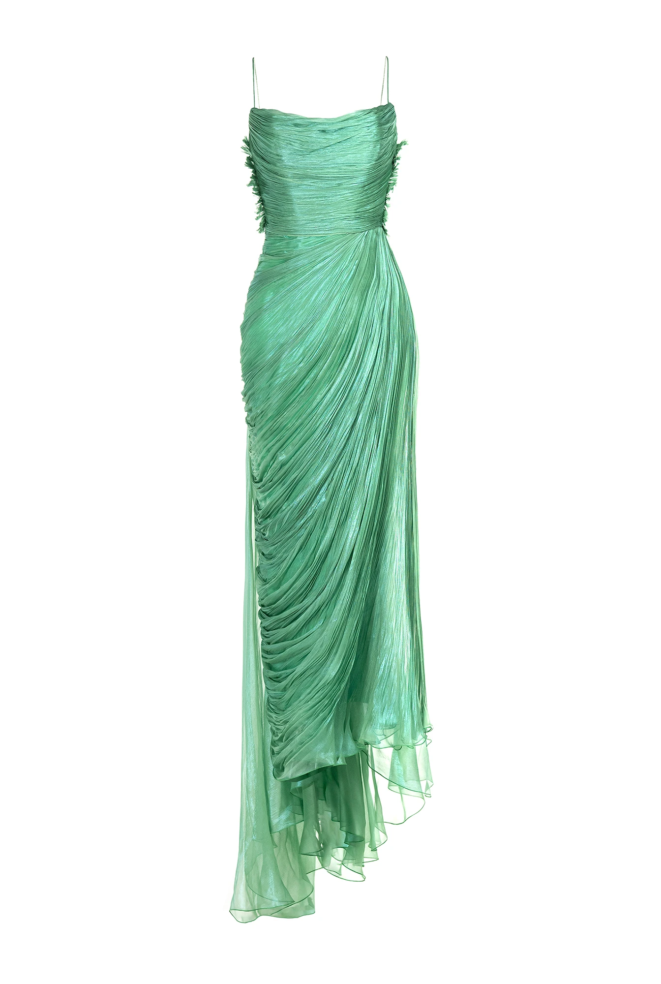 Maria-Lucia-Hohan-Siona-Draped-Silk-Dress Maria Lucia Hohan gown