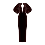 Rasario Cropped Feather-Trimmed Crepe Top