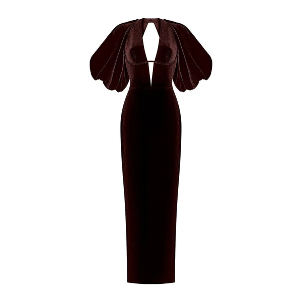 Rasario Cropped Feather-Trimmed Crepe Top