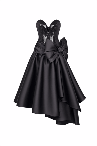 Rasario Sequined Corset Maxi Dress