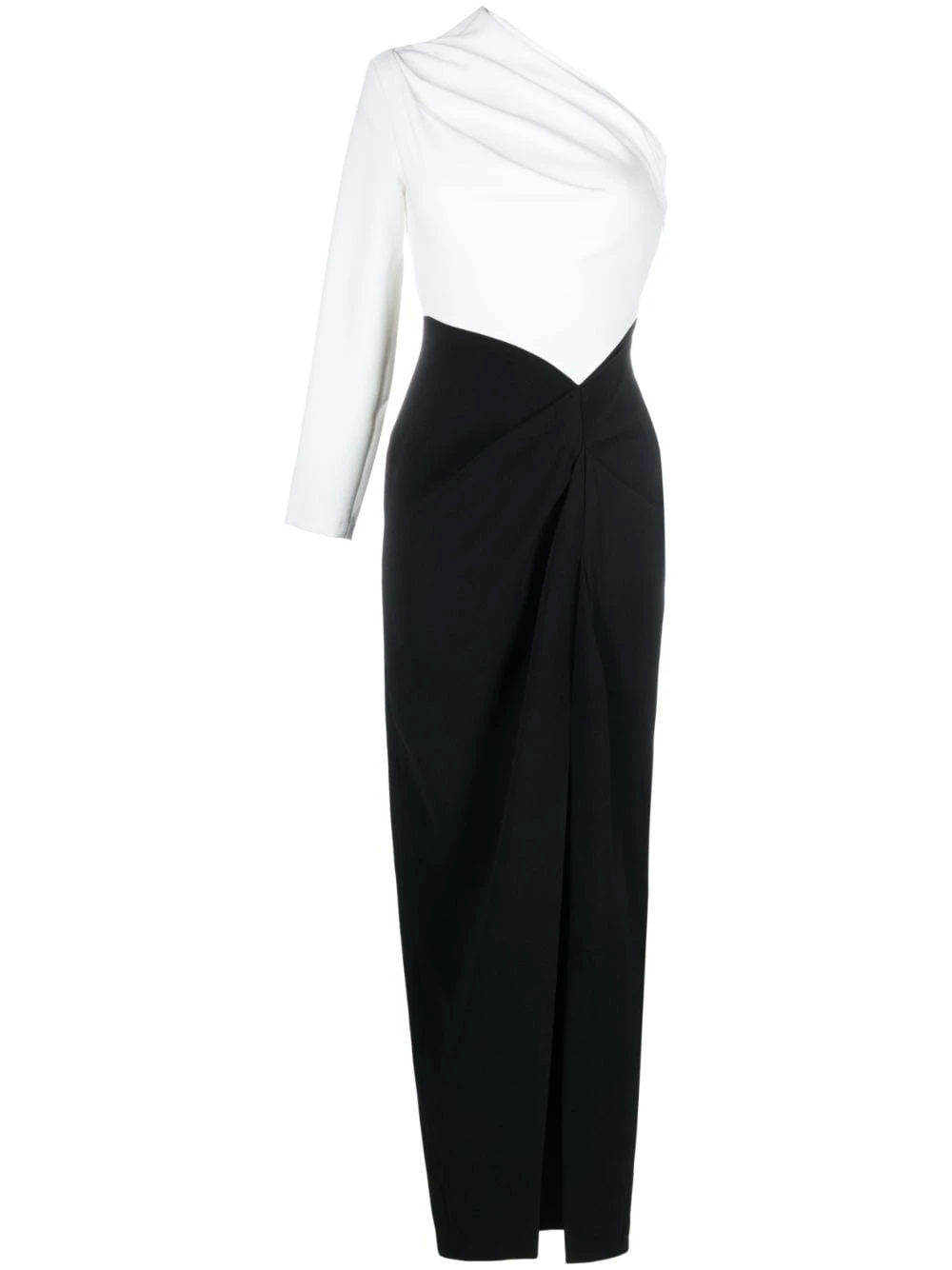 Solace-London-Lily-one-shoulder-maxi-dress Solace London Black Lily one-shoulder maxi dress
