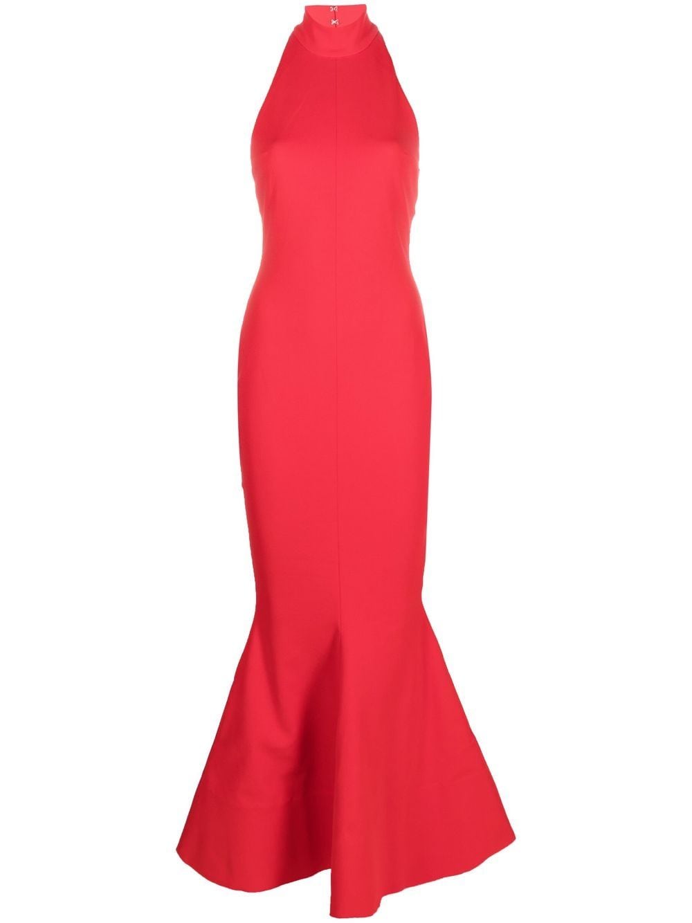 Solace London Pink Lula halterneck mermaid dress