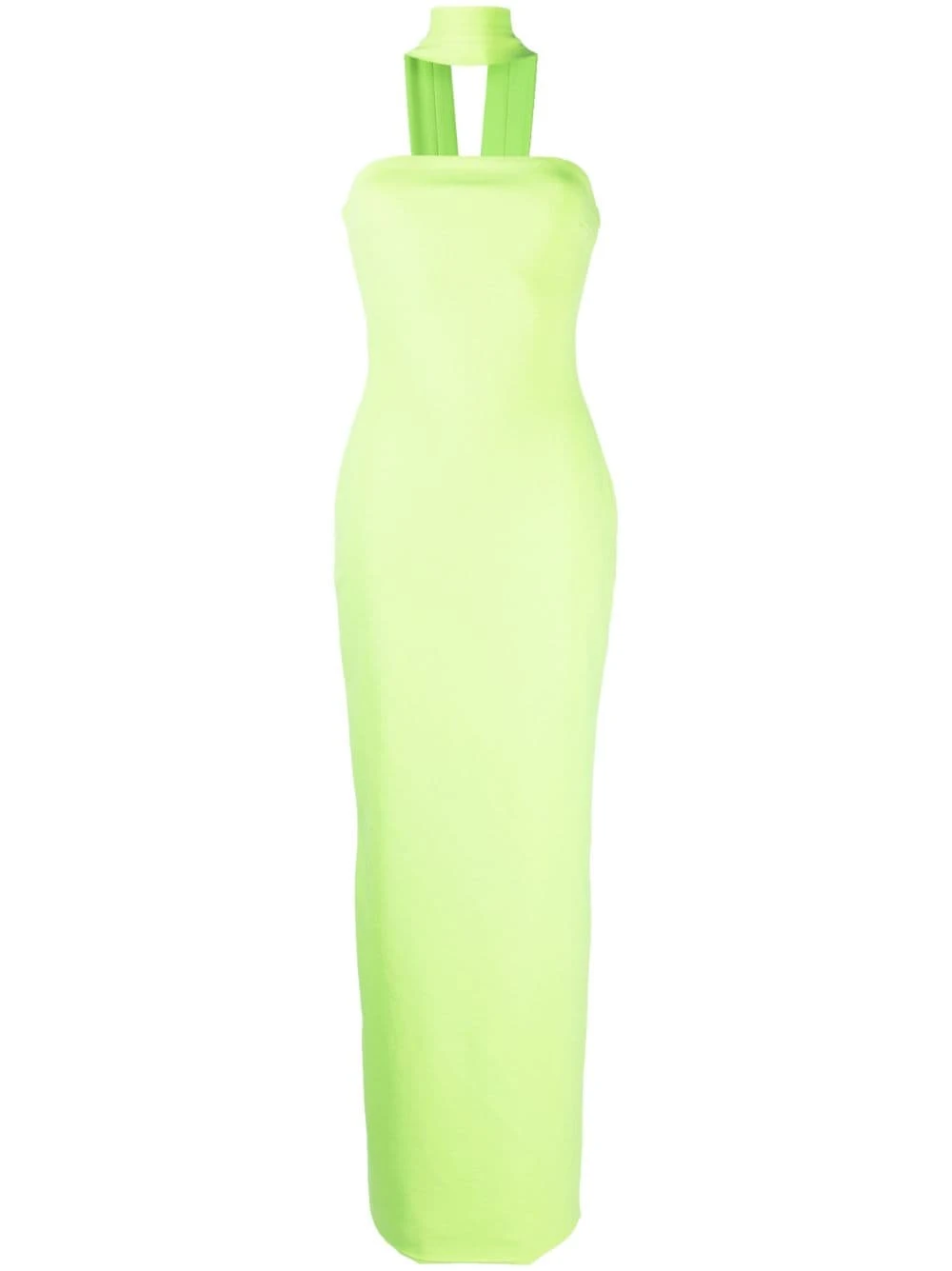 Solace-London-The-Amari-crepe-gown Solace London Green The Amari crêpe gown