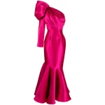 Solace London Pink The Heyam maxi flared dress