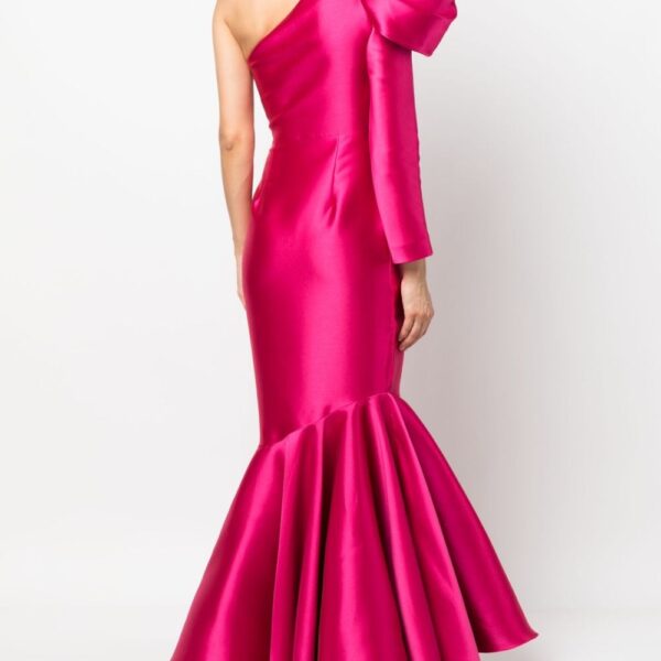 Solace London Pink The Heyam maxi flared dress