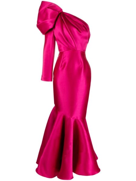 Solace London Pink The Heyam maxi flared dress
