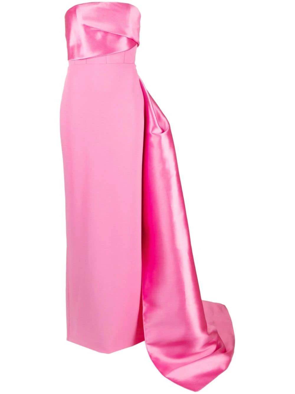 Solace-London-The-Kinsley-strapless-draped-gown Solace London Pink The Kinsley strapless draped gown