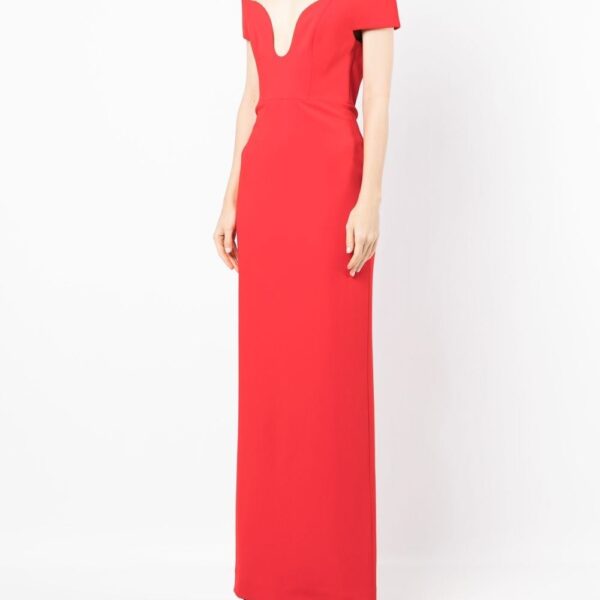Solace London Red The Marlowe maxi dress