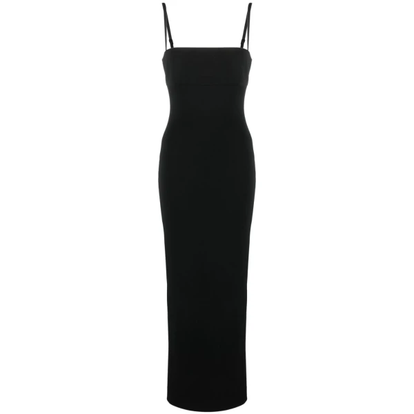 Solace London Black The Riley maxi dress