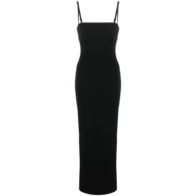 Solace London Black The Riley maxi dress