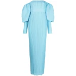 Solace London Blue The Tasmin ribbed maxi dress