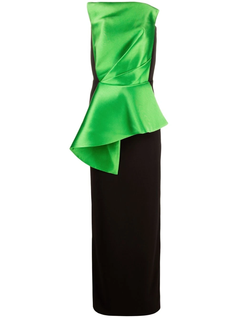 Solace-London-Zuri-panelled-maxi-dress Solace London Black Zuri panelled maxi dress