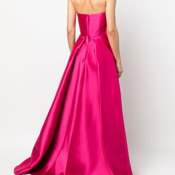 Solace London Pink bandeau strapless dress