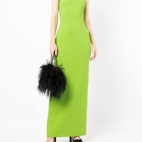 Solace London Green sleeveless maxi dress