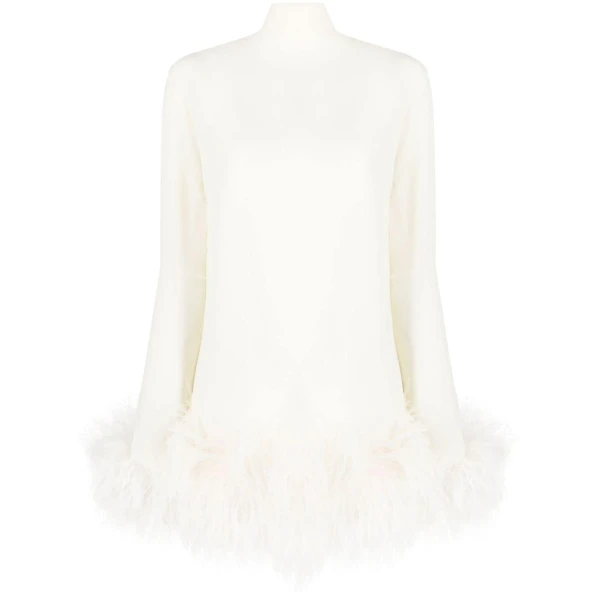 Taller Marmo feather dress