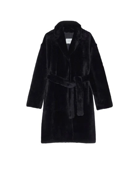 Yves Salomon Belted Shearling Coat 699382 nobg Yves Salomon Belted Shearling Coat 699382 nobg