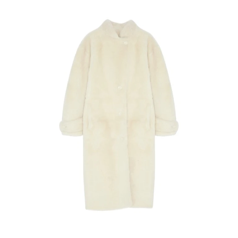 Yves Salomon Merino Officer Coat 587529 nobg