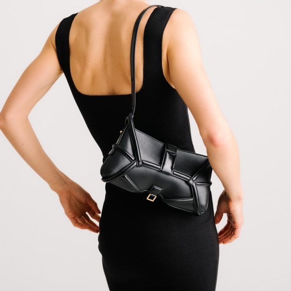 S-X3 Black Shoulder Bags - Image 8