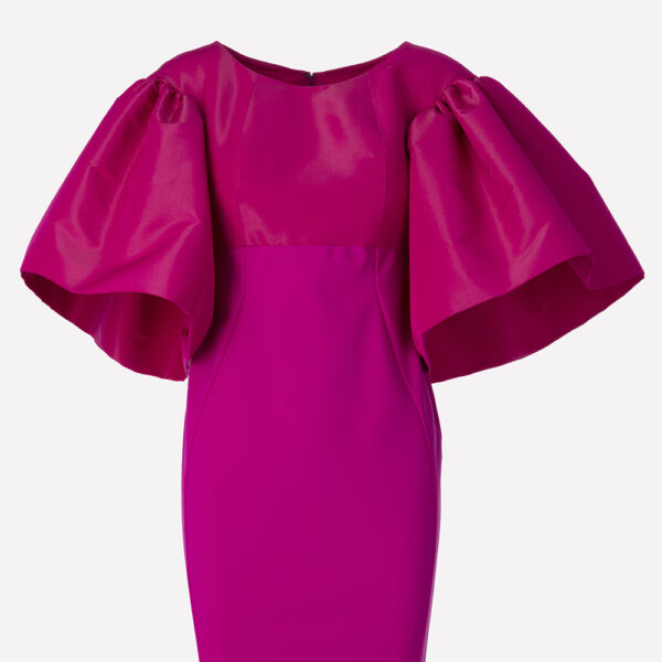 Greta Constantine Laudine Puff Sleeve Dress Laudine Puff Sleeve Dress Clothing Canadian Designer Luxury Shoes 
