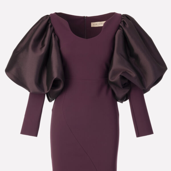 Greta Constantine Puff Sleeve Dress Ilda Puff Sleeve Dress Clothing Canadian Designer Luxury Shoes 
