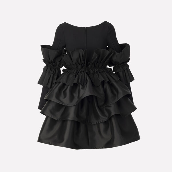 Greta Constantine Pixie Ruffle Mini Pixie Ruffle Mini Clothing Canadian Designer Luxury Shoes 
