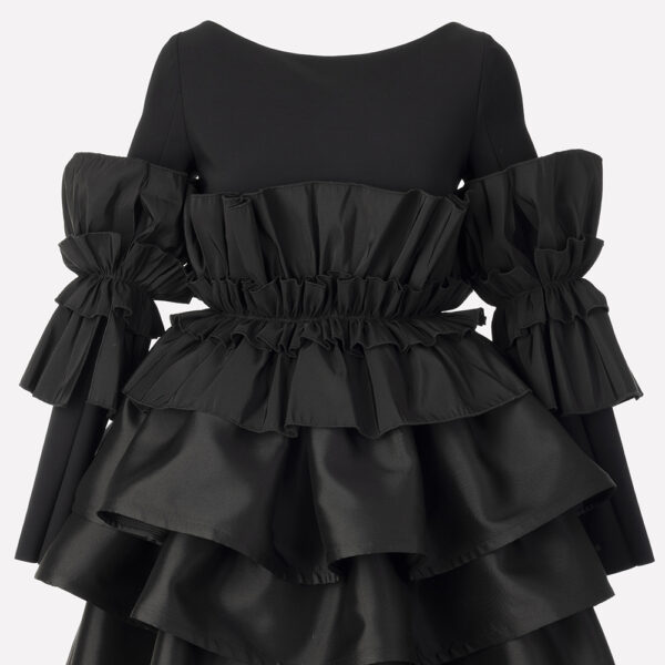 Greta Constantine Pixie Ruffle Mini Pixie Ruffle Mini Clothing Canadian Designer Luxury Shoes 