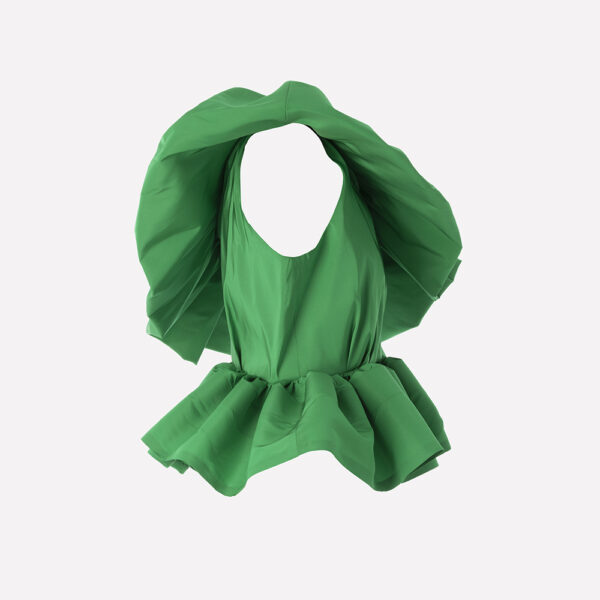Greta Constantine Ika Ruffle Top Ika Ruffle Top Clothing Canadian Designer Luxury Shoes 