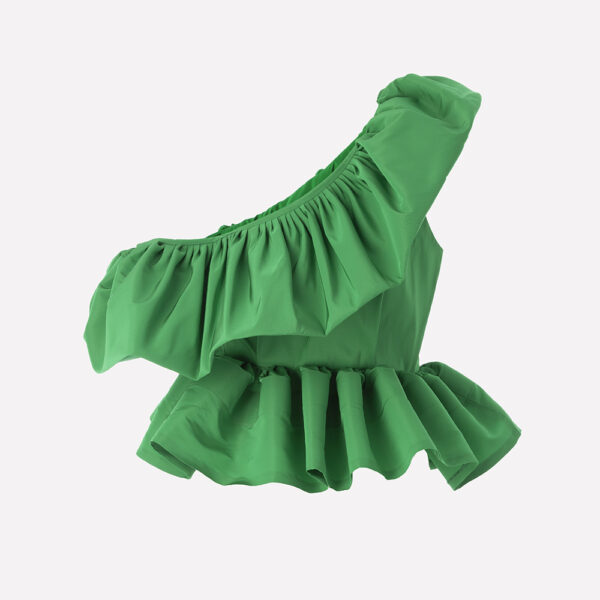 Greta Constantine Ika Ruffle Top Ika Ruffle Top Clothing Canadian Designer Luxury Shoes 