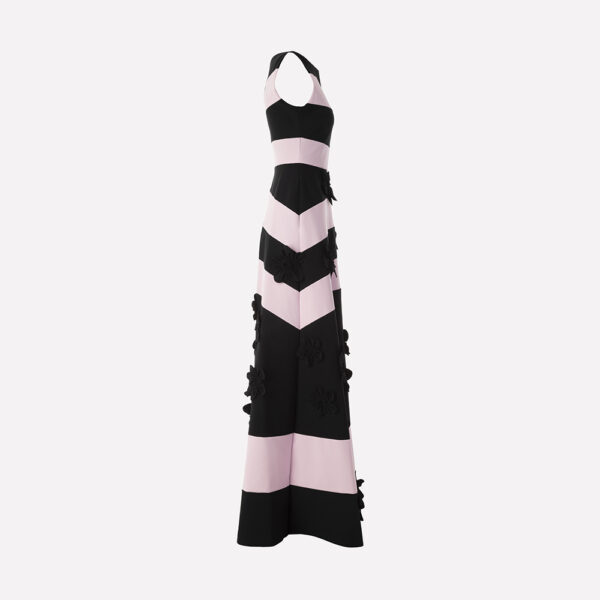Greta Constantine Strapless Gown Ranka Two Tone Strapless Gown Clothing Canadian Designer Luxury Shoes 
