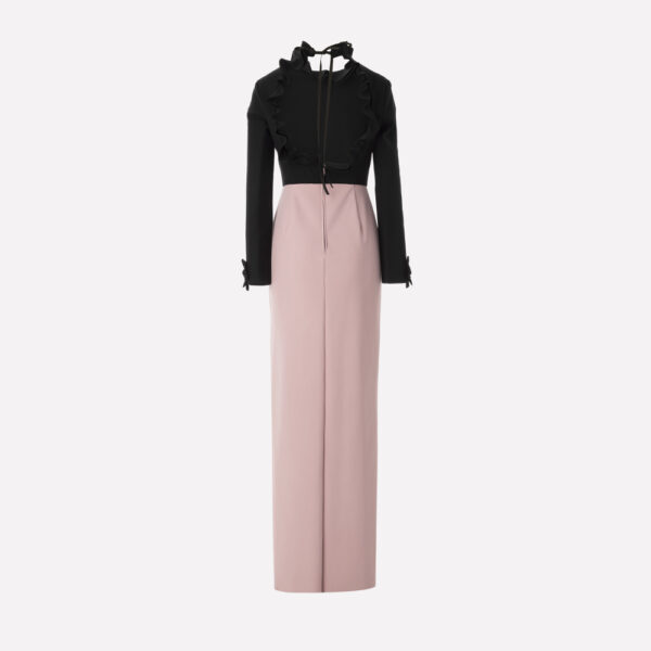 Greta Constantine Annine Two Tone Gown Annine Two Tone Gown Clothing Canadian Designer Luxury Shoes 