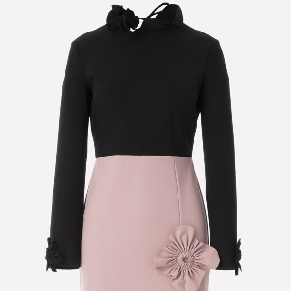 Greta Constantine Annine Two Tone Gown Annine Two Tone Gown Clothing Canadian Designer Luxury Shoes 