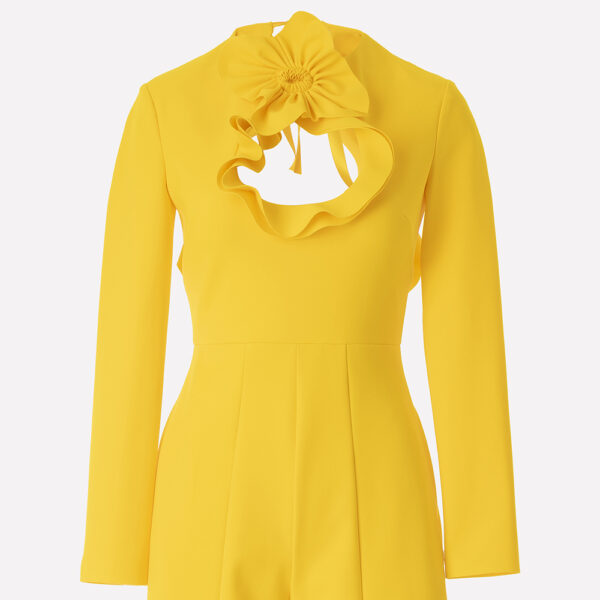 Greta Constantine Rancesca Ruffle Jumpsuit Rancesca Ruffle Jumpsuit Clothing Canadian Designer Luxury Shoes 