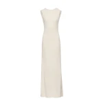 Magda Butrym Backless boucle knit maxi dress in cream scaled42219 nobg Magda Butrym Backless boucle knit maxi dress in cream scaled42219 nobg
