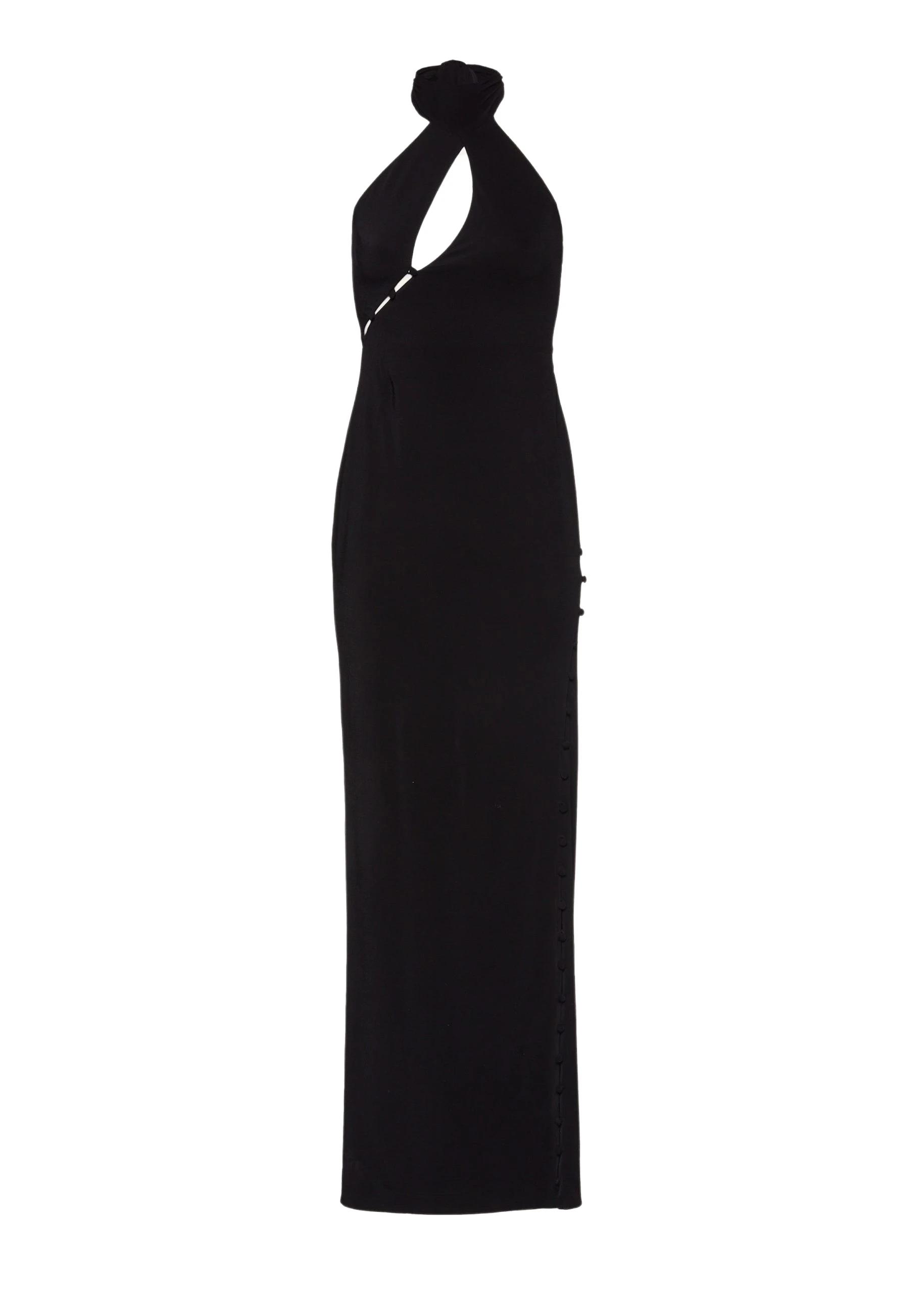 Magda Butrym Button detail jersey maxi dress in black scaled12375 nobg Magda Butrym Button detail jersey maxi dress in black scaled12375 nobg